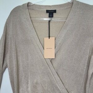 Halogen Women's Shimmering Cross Sweater, Size M